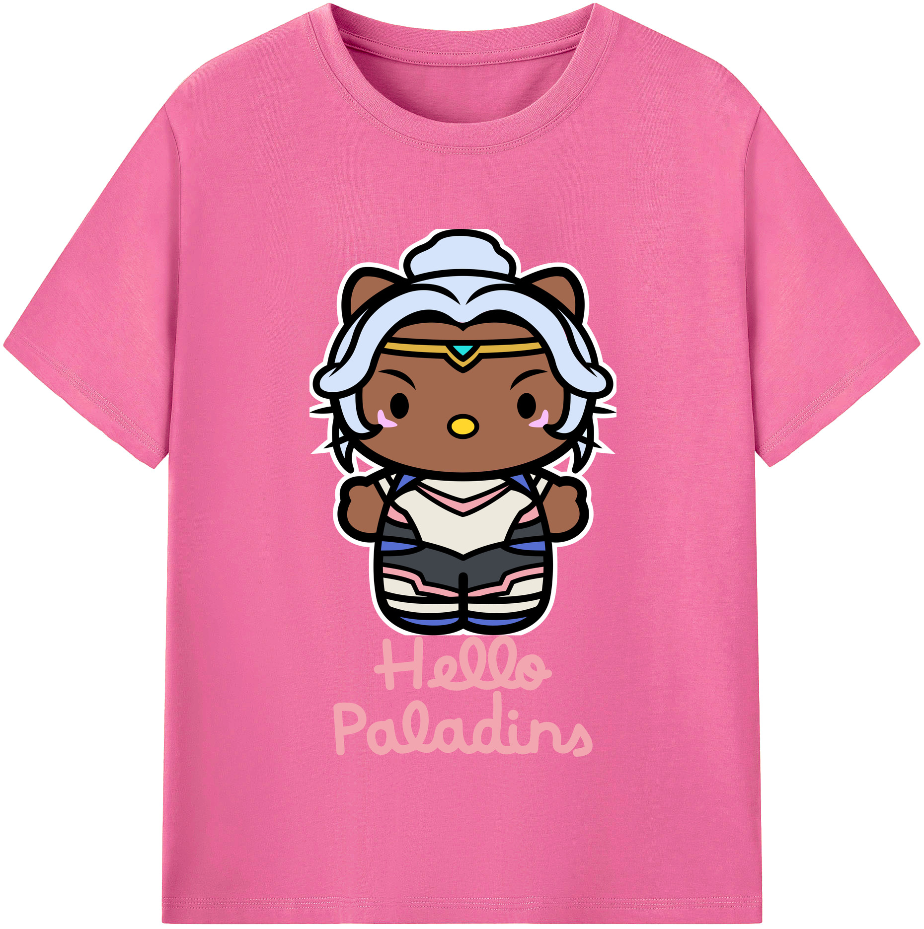 （画像用） Hello Kitty ハローキティ レディースカジュアルプリントTシャツ（綿100％）